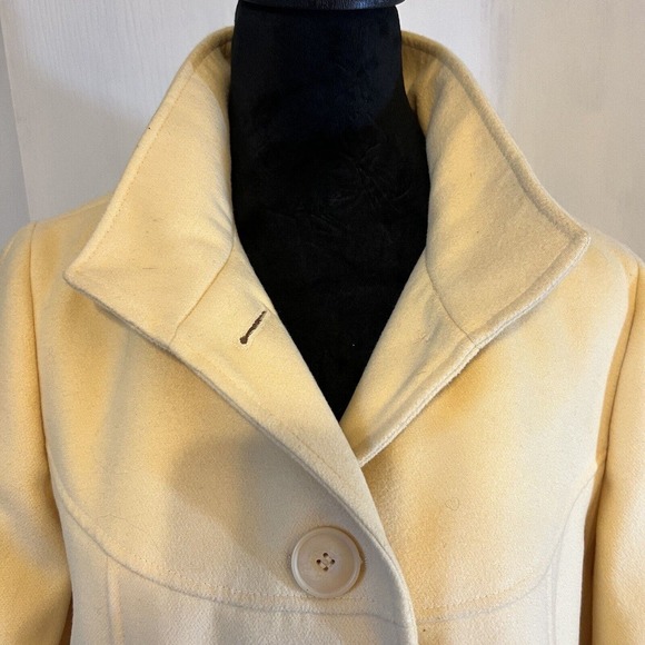 Chico’s Yellow Blazer Jacket Size 0 Small Button Lined - Picture 2 of 8